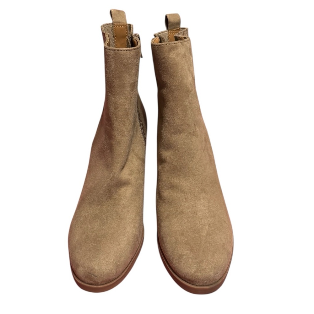 Universal Thread Light Brown Ankle Wedge Booties